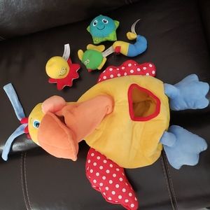 Melissa & Doug K's Kids Hungry Pelican Soft Baby Educational Toy